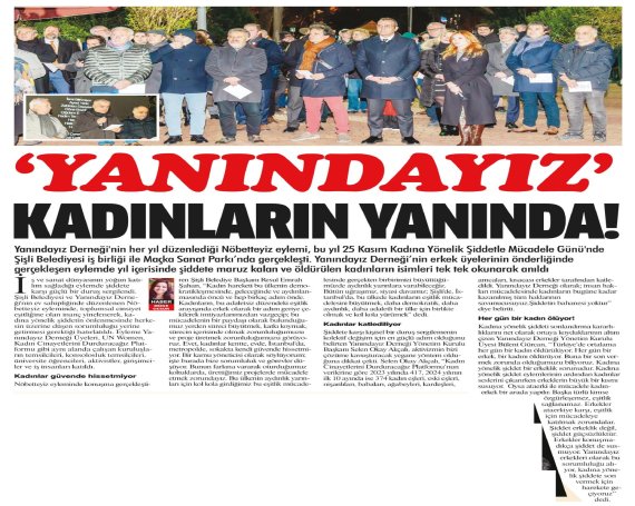 Yanındayız Kadınların Yanında