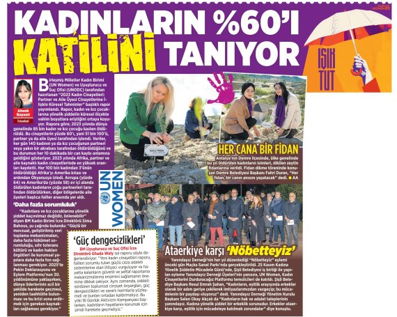 Kadınların %60'ı Katilini Tanıyor