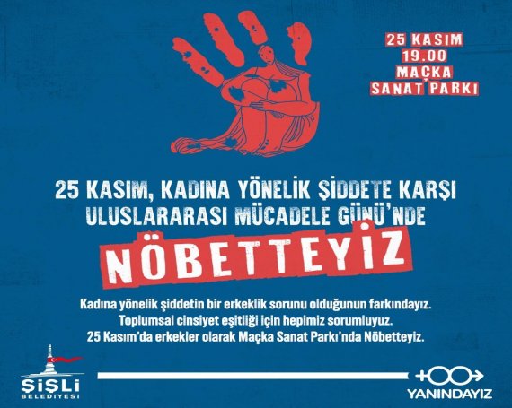 Yanındayız Derneği, 25 Kasım Kadına Yönelik Şiddetle Mücadele Günü'nde 