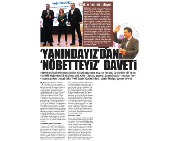 Yanındayızdan Nöbetteyiz Daveti